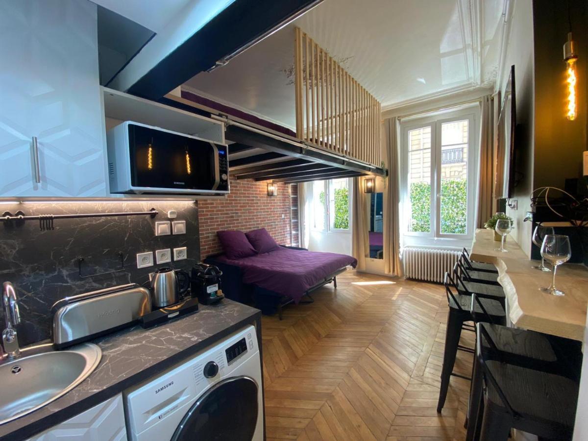 巴黎Beautiful Mini Loft Near Saint-Lazare公寓式酒店 外观 照片